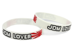Opaska silikonowa JDM Lover | biała